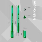 Ручка гелевая G-Tone, узел 0.5 мм, чернила зелёные, длина линии письма 500 метров 2368714 - фото 5029926