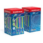 Ручка шариковая автоматическая ErichKrause JOY Neon, узел 0.7 мм, чернила синие, резиновый держатель, супермягкое письмо, длина линии письма 1300 метров, МИКС - Фото 10