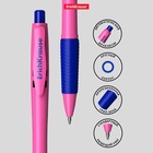 Ручка шариковая автоматическая ErichKrause JOY Neon, узел 0.7 мм, чернила синие, резиновый держатель, супермягкое письмо, длина линии письма 1300 метров, МИКС - Фото 2