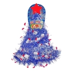 Карнавальная шляпа "Ёлочка" со снеговиками - Фото 1