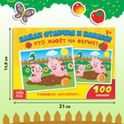 Наклейки детские «Кто живёт на ферме?», 16 стр., 100 стикеров - Фото 2