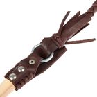 Нагайка Донская, ручка оплетена кожей, коричневая - Фото 4