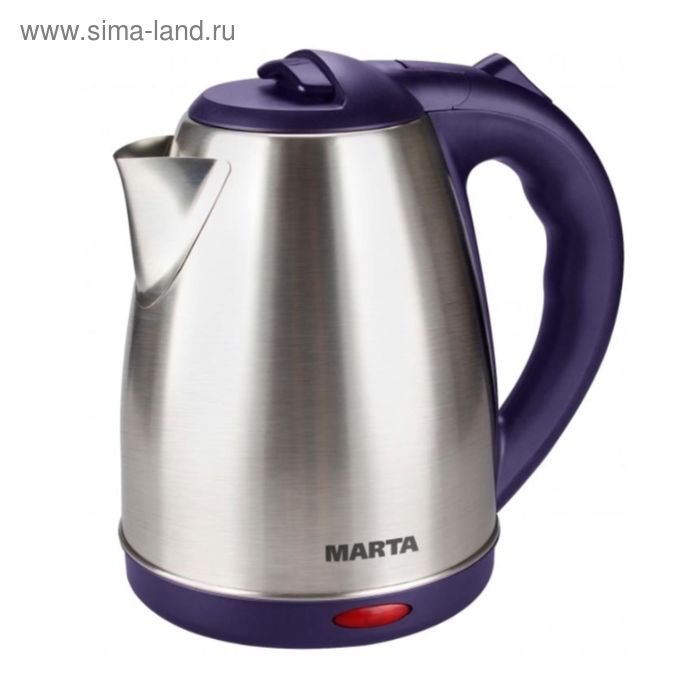 Чайник электрический Marta MT-1083, металл, 2 л, 1800 Вт, темный топаз - Фото 1