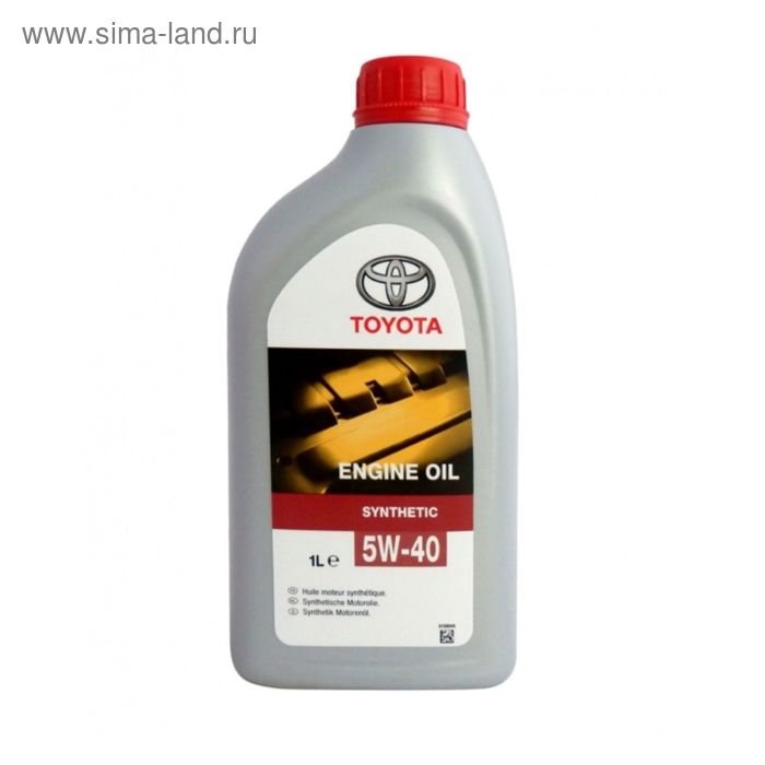 Масло моторное Toyota Motor Oil SL/CF 5W-40, 1 л синтетика - Фото 1