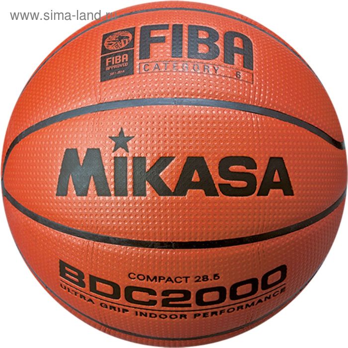 Мяч баскетбольный FIBA Mikasa BDC 2000 - Фото 1