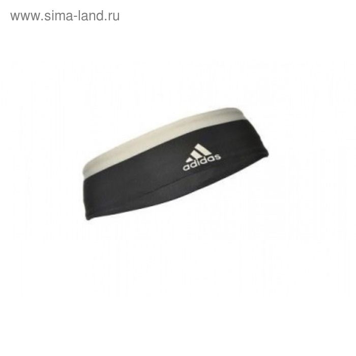 Повязка на голову Adidas, цвет чёрно-белый - Фото 1