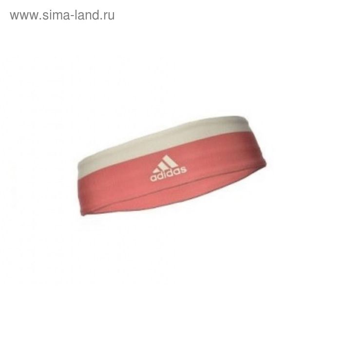 Повязка на голову Adidas, цвет красно-белый - Фото 1