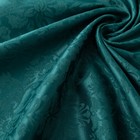 Скатерть "Этель" Роскошь 150х150 см, цвет тёмно-зелёный, пл. 192 г/м2, хл с ГМО - Фото 5
