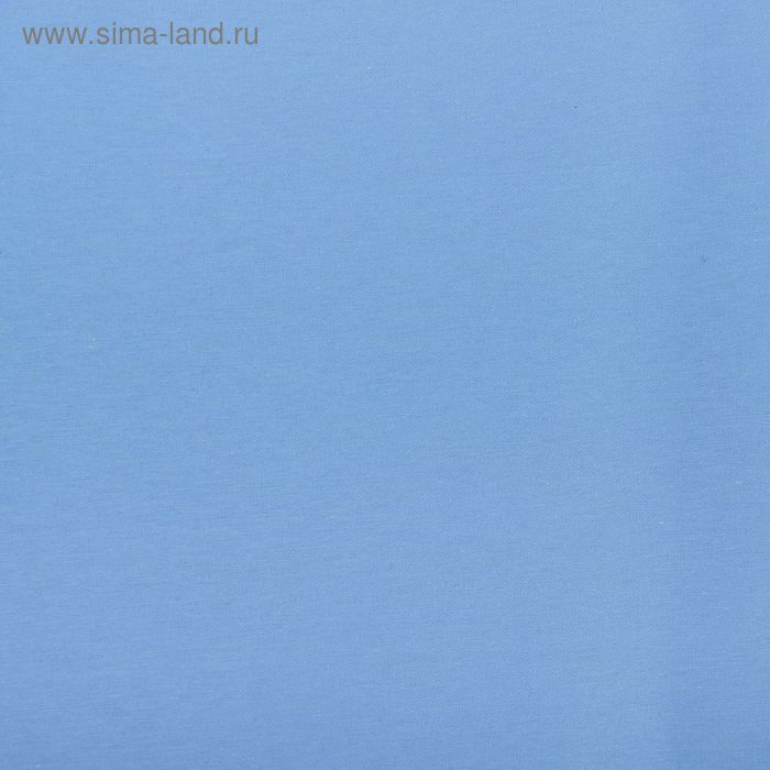 Ткань для столового белья с ГМО однотонная ш.155, дл.10м, цв.голубой, пл. 192 г/м2 - Фото 1