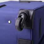 Чемодан с увеличением, малый, 20", 52 л, 1 отдел, наружный карман, 2 колеса, цвет синий - Фото 6