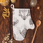 Варежка-прихватка "Доляна" Диковинная утварь, размер 18 х 26 см, 100 % хлопок, вафельное полотно 162 г/м² - Фото 2
