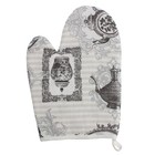 Варежка-прихватка "Доляна" Диковинная утварь, размер 18 х 26 см, 100 % хлопок, вафельное полотно 162 г/м² - Фото 3