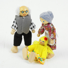 Набор деревянных кукол, семья, 6 шт. - Фото 3