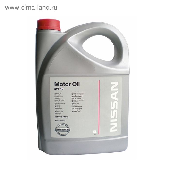 Моторное масло NISSAN 5W-40, 5л - Фото 1