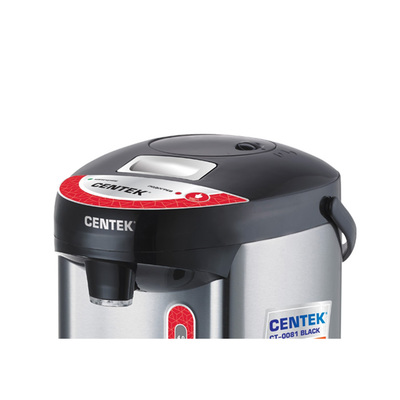 Термопот Centek CT-0081, 4 л, 750 Вт, чёрный