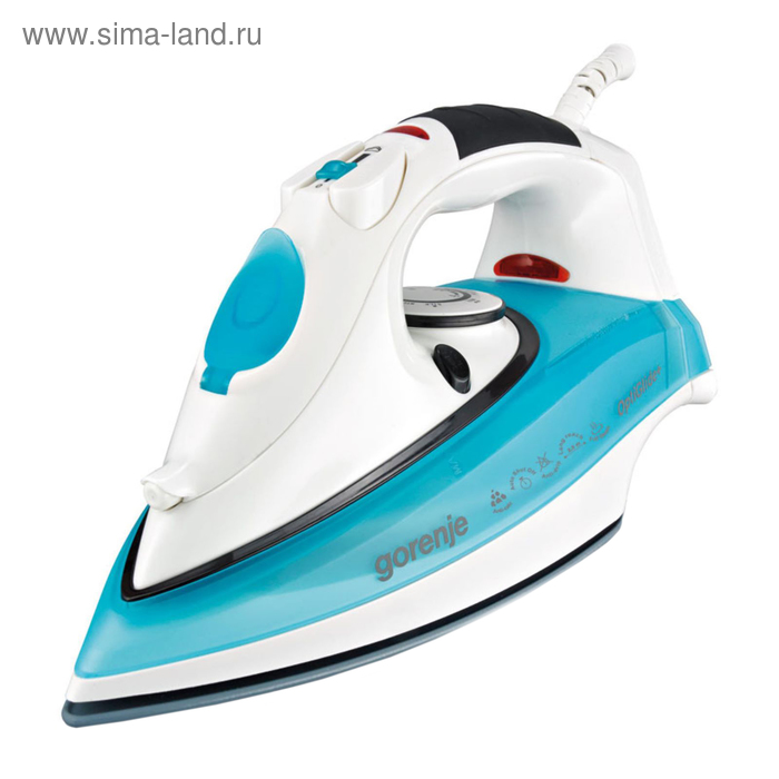Утюг Gorenje SIH2200TC, 2200 Вт, керамическая подошва, паровой удар, . - Фото 1