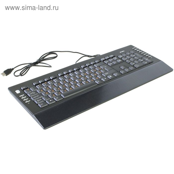 Клавиатура Sven Comfort 4200 Carbon, проводная, мембранная, 118 клавиш, USB, черная - Фото 1