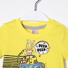 Комплект детский (футболка, шорты), рост 80 см, цвет жёлтый CSN 9641_М - Фото 2