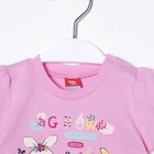 Комплект детский (футболка, шорты), рост 68 см, цвет розовый - Фото 2