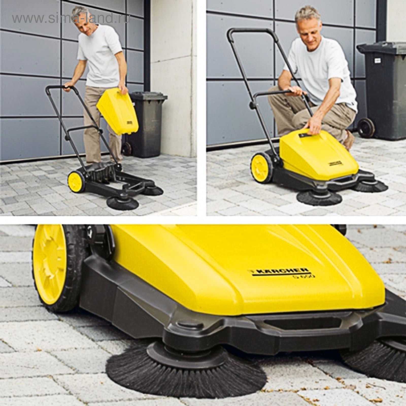 Подметальная машина Karcher S650, 16 л, 1800 (м²/ч) (1457574) - Купить по  цене от 10 655.34 руб. | Интернет магазин SIMA-LAND.RU