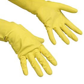Перчатки Vileda Professional для профессиональной уборки, размер М, цвет жёлтый
