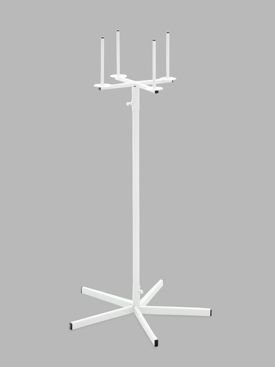Стойка для пакетов, 60×61.3×100 см, d=1.2 см, белая