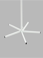 Стойка для пакетов, 60×61.3×100 см, d=1.2 см, белая - Фото 4