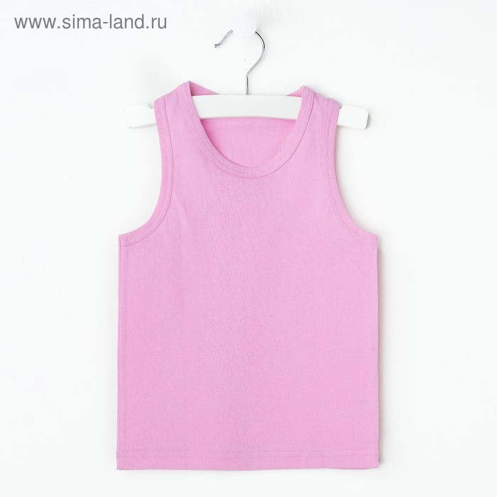Майка для девочки "Оксана", рост 110-116 см, цвет розовый 1053 - Фото 1