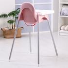 Стульчик для кормления пластиковый, розовый - Фото 3