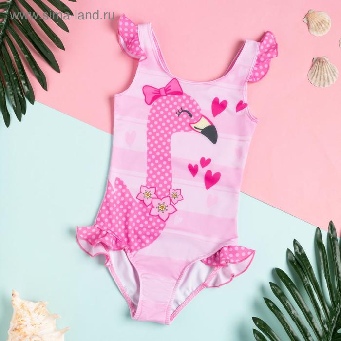 Купальник детский KAFTAN «Фламинго», рост 110-116 см (32) см, 5-6 лет - Фото 1