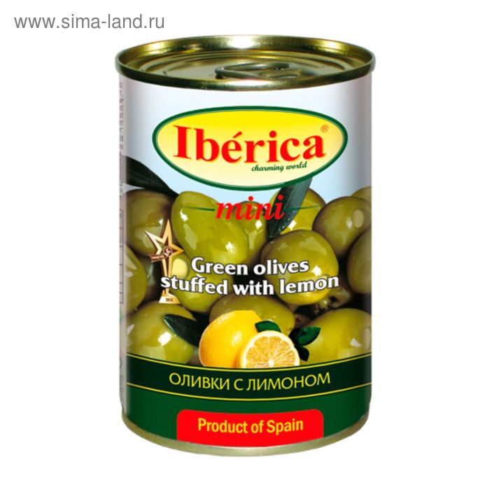 Оливки с лимоном Iberica 300 г - Фото 1