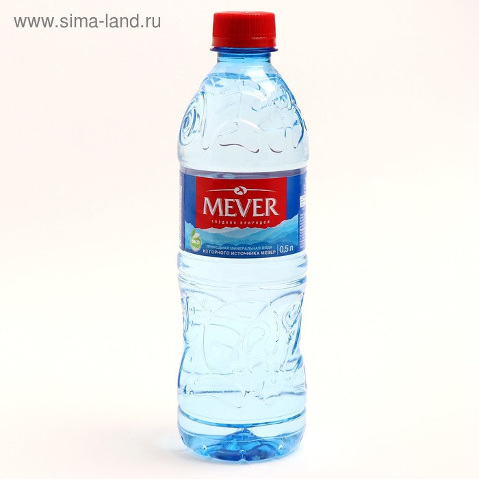 Вода минеральная MEVER не газированная ПЭТ 500 мл - Фото 1