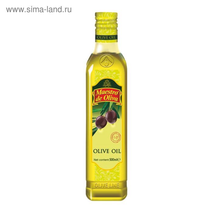 Оливковое масло Maestro de Оliva Pure 500 мл - Фото 1