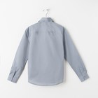 Сорочка для мальчика, рост 128 см, цвет серый - Фото 3