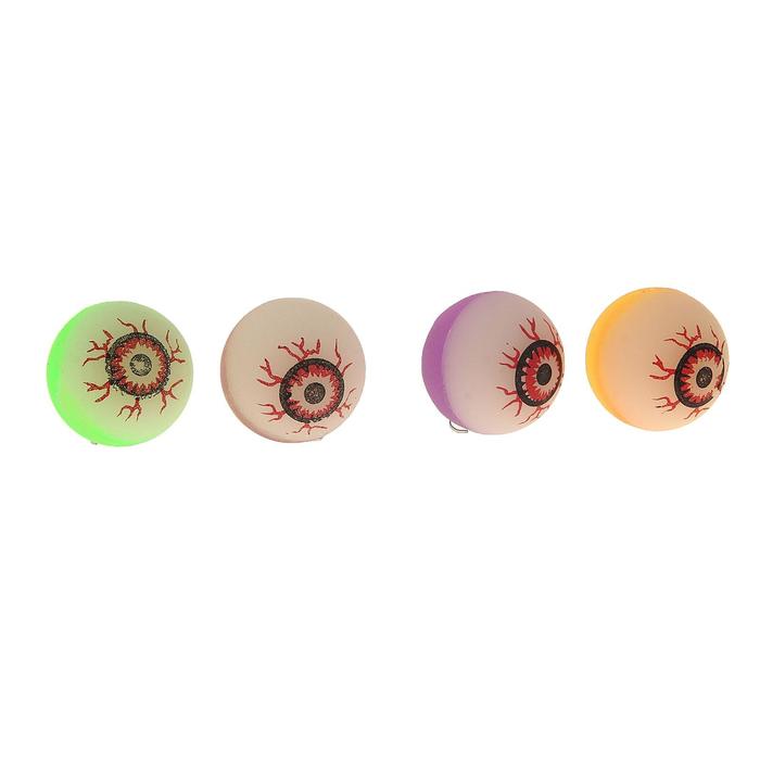 Мяч каучуковый «Глаз», цвета МИКС 3,2 см - фото 1908216933