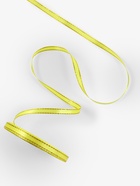 Лента атласная, с золотым люрексом, 6 мм, 23±1 м, жёлтая №015 - Фото 3