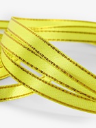 Лента атласная, с золотым люрексом, 6 мм, 23±1 м, жёлтая №015 - Фото 4