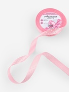 Лента атласная «Горошек», 15 мм, 23±1 м, розовая №004 - Фото 2