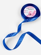 Лента атласная «Звёзды», 15 мм, 23±1 м, синяя №040 - Фото 2