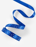 Лента атласная «Звёзды», 15 мм, 23±1 м, синяя №040 (комплект 2 шт) - фото 59302568