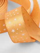 Лента атласная «Звёзды», 15 мм, 23±1 м, светло-оранжевая №097 - Фото 4