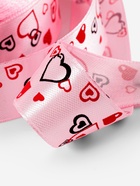 Лента атласная «Сердца», 25 мм, 23±1 м, светло-розовый №004 - Фото 3