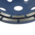 Чашка алмазная зачистная ТУНДРА, двухрядная, 150 мм - Фото 4