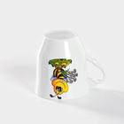 Кружка детская Добрушский завод «Пчёлы», 250 мл, фарфор, белая, рисунок МИКС 2424584