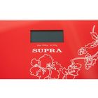Весы напольные Supra BSS-2000, электронные, до 150 кг, красные - Фото 2