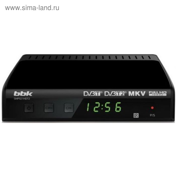 Цифровая ТВ приставка BBK SMP021HDT2 DVB-T2 черный - Фото 1