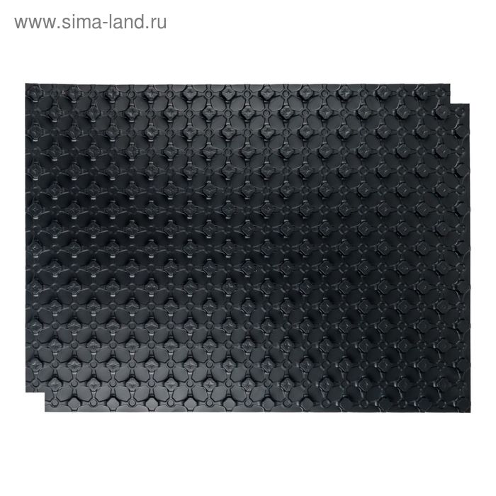 Маты STOUT SMF-0001-110802, 1100х800х20 мм, для теплого пола, с бобышками, черный - Фото 1