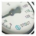 Термометр STOUT SIM-0004-630015, биметаллический, накладной, с пружиной, корпус Dn 63 мм - Фото 4