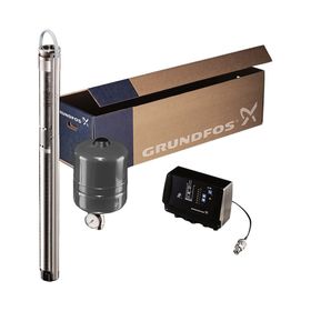 Насос скважинный Grundfos SQE 2-55, с частотным преобразователем, 700 Вт, напор 55 м, 40 м