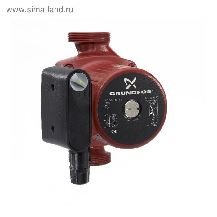 Насос циркуляционный Grundfos UPS 32-100, 3 скорости, 280/340/345 Вт, до 200 л/мин, напор 8м - Фото 1